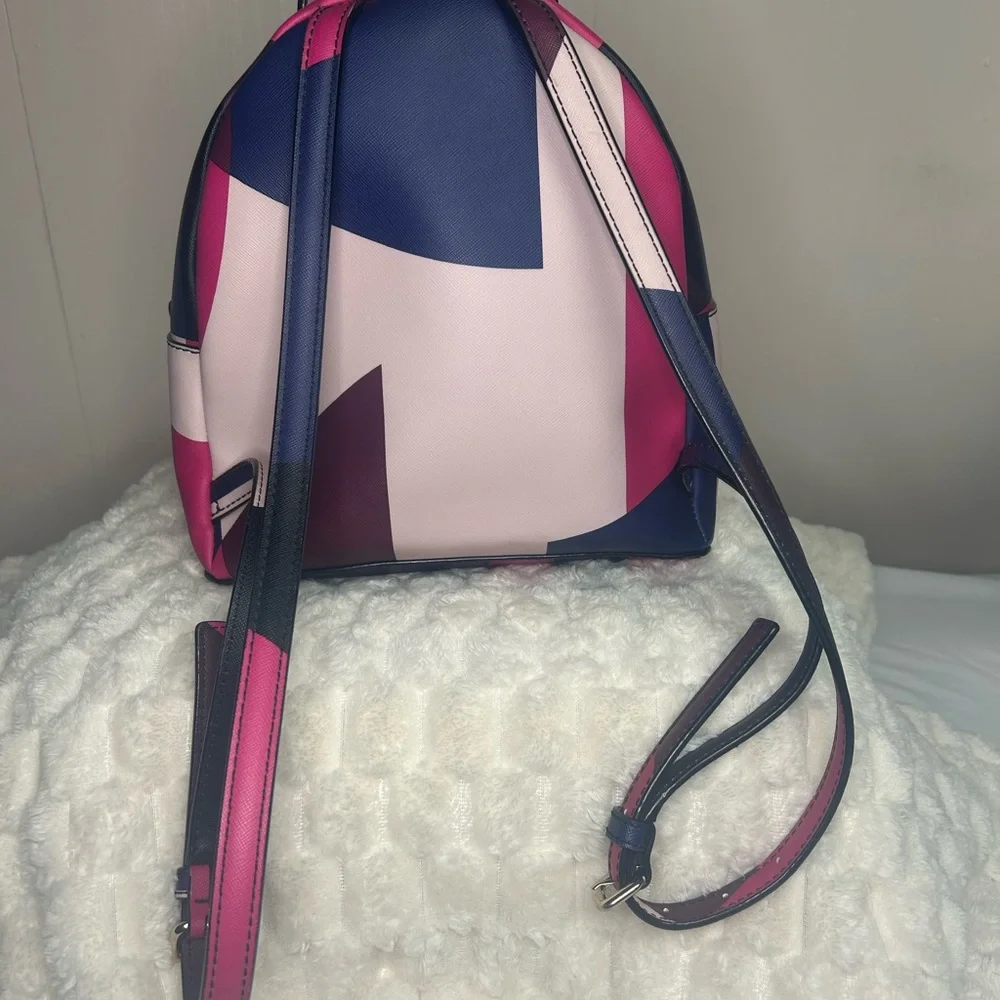 Kate Spade New York Laurel Way Sammi Multicolored Backpack with Wallet Set